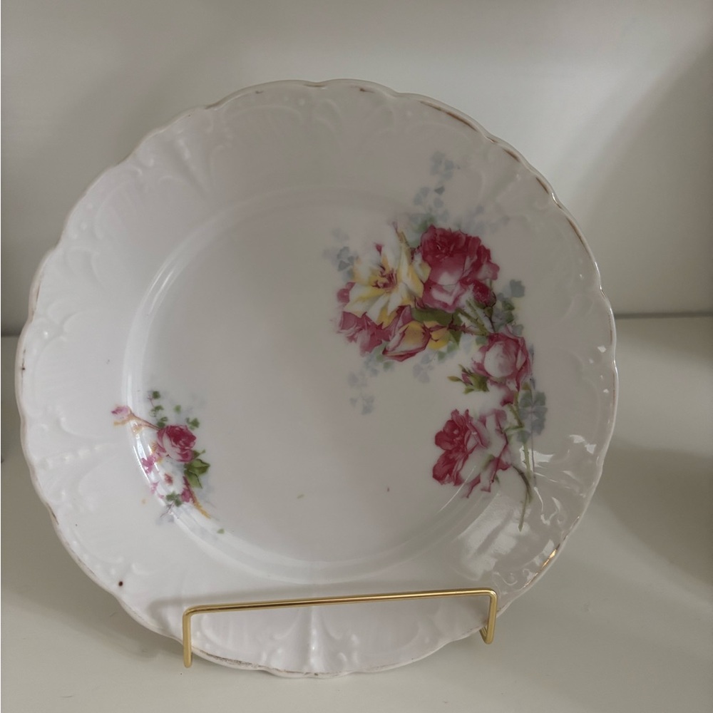 Vintage Floral Porcelain Seltmann Weiden Germany plate